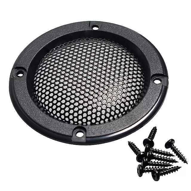 2 個 インチ 黒 車 の スピーカー グリル メッシュ エンクロージャ Net 保護 カバー Diy アクセサリー カ あなたにおすすめの商品