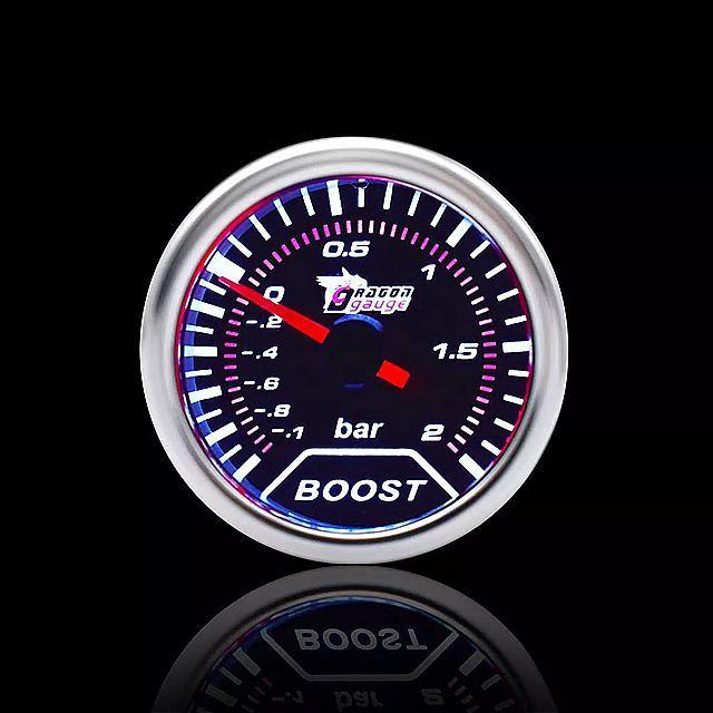 ユニバーサル 車 2 "52 ミリメートルターボ ? ブースト ゲージメーター 電圧計1 ? 2 バー 12 v 圧力 psi 真空 デ