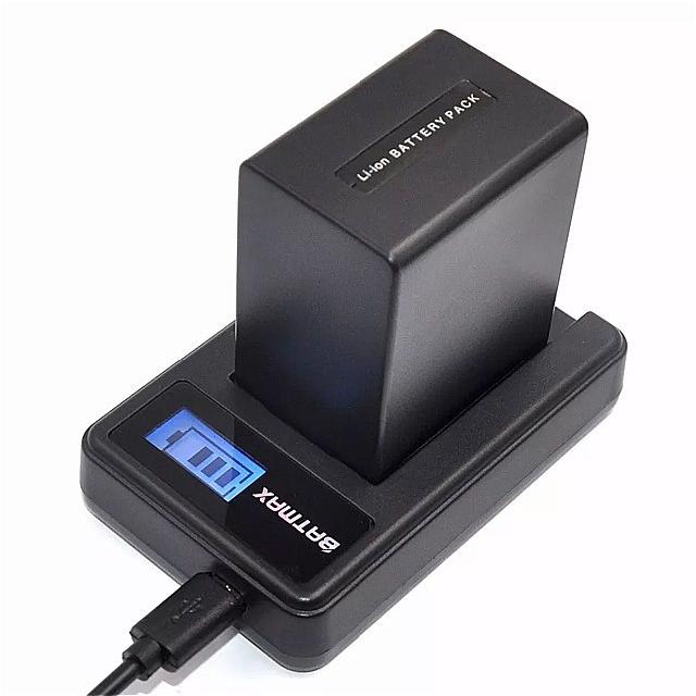 usb lcd 充電器 sony NP-FV100 fv100 np fv100 sony DCR-DVD103 / e HDR-XR55|okuda-store|02