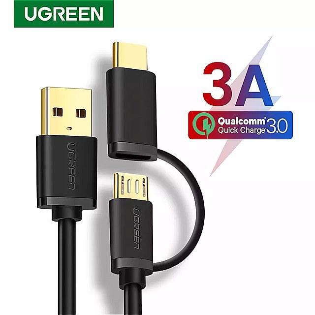 Ugreen usb タイプc ケーブル サムスン ギャラクシー S10 S9 プラス 2 1で 高速 マイクロ の usb 充電 ケーブル