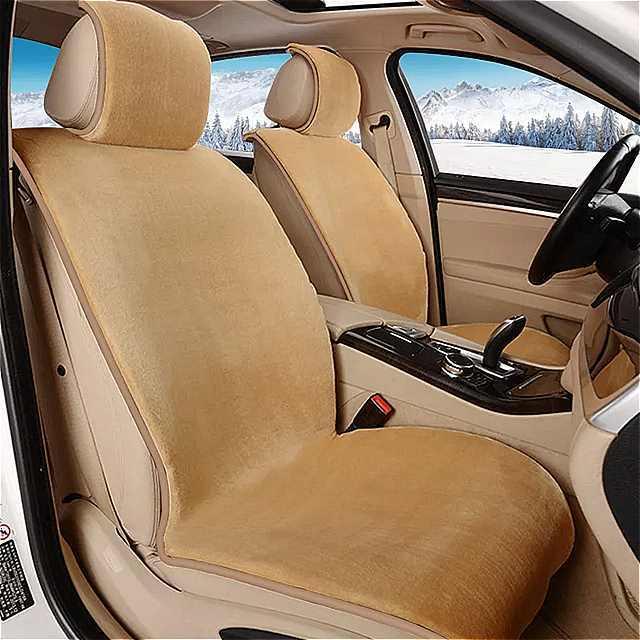 Speedwow ユニバーサル 冬の シートカバー の豪華な クッション 人工毛皮の 車用 シート クッション 自動車 内装 アクセサリー 4 Okusuto 通販 Yahoo ショッピング