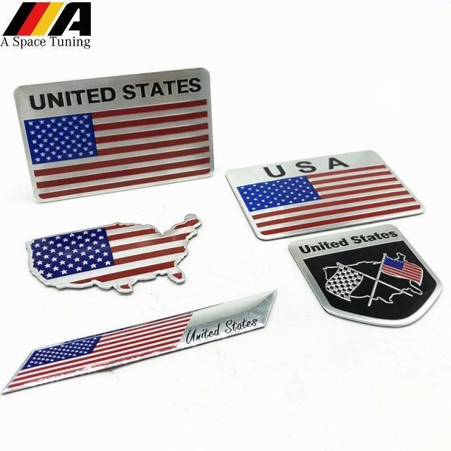 3dアルミ米国アメリカ地図旗エンブレム バッジ 車 の ステッカー オートバイ デ カー ルbmwフォードオペル トヨタ アウディ Okusuto 通販 Yahoo ショッピング