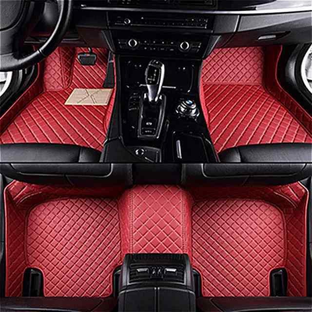 車 のフロア マット フラッシュ マット 革 カスタム足パッド自動 車 カーペット 車 の カバー トヨタ カローラ2007-2014 2