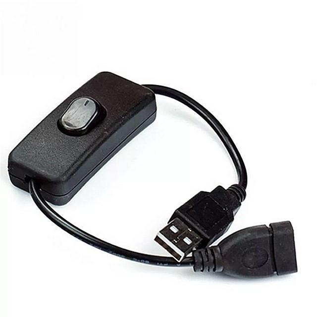 スイッチ 付き オス メス USB ケーブル オン   オフ ケーブル 拡張 可能 な トグル タイプ USB led ストリップ ライ
