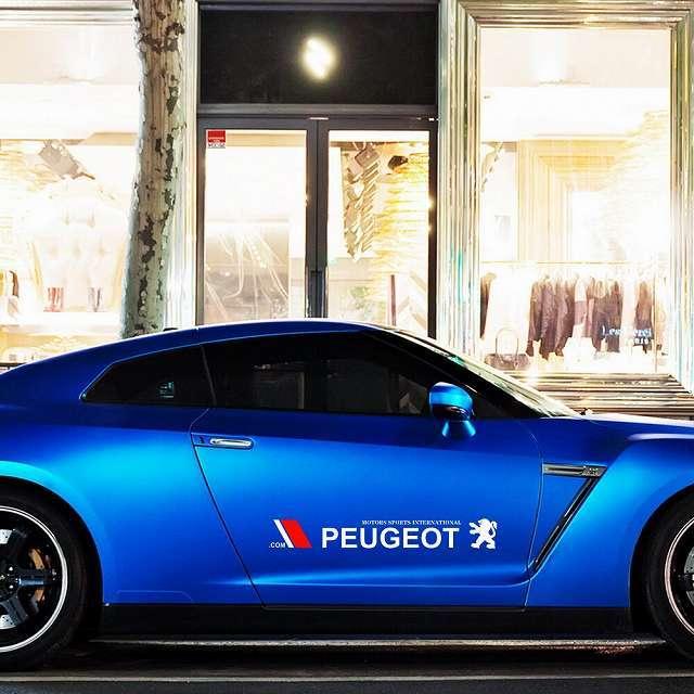 2個 車 のドアの ステッカー サイド ステッカー 車 ボディストライプ デカール ビニールのためのプジョー107 108 6 7 Okusuto 通販 Yahoo ショッピング