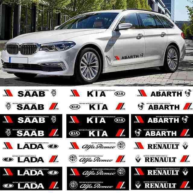 車 のドアの ステッカー サイド ステッカー 自動車 車 体ストライプ ステッカー デカール ビニールシトロエンシボレー トヨタ プジョー Okusuto 通販 Yahoo ショッピング