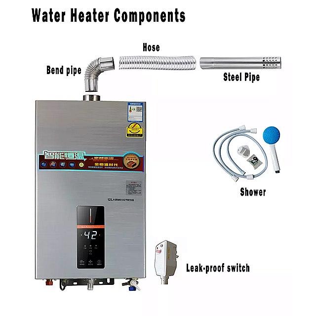 12L　プロパンガス　LPG　ヒーター　液化　ガス　タンク　天然ガス　ヒーター　給湯器　給湯装置　サーモスタット　レス温水