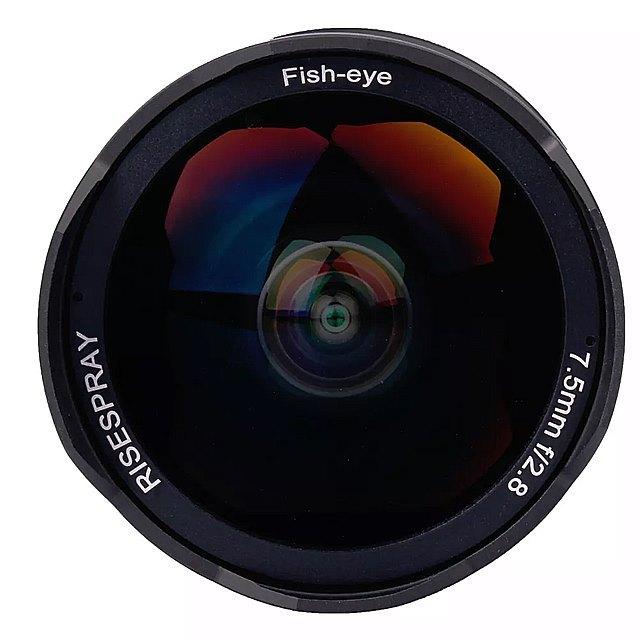新入荷特価 Risespray F7.5mm f2.8 ii 魚眼 レンズ 180 APS-C