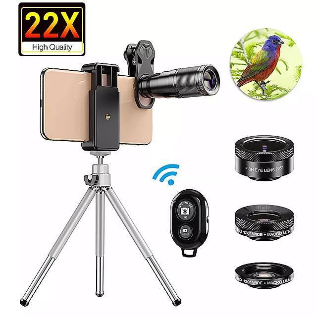 Apexel Hd 22x 4in1 電話 カメラ レンズ 望遠鏡 レンズ 望遠ズーム 単眼 ミニ 三脚 広角 マクロ レンズ 魚眼 電 スマホカメラレンズ 色 4in1 Set03 24 04 07の間に発送予定 Spe Law Com