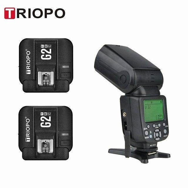 価格は安く Triopo recriver d5300 キヤノン ttlトリガー ライト スピード フラッシュ プロフェッショナル でTR-988 G2 スマホカメラレンズ