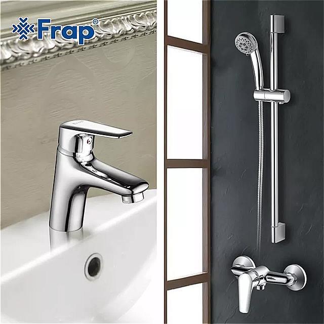 Frap 浴室 コンビネーション流域の 蛇口 の シャワー タップ シングル ハンドル 冷 温水 ミキサー スライド バーtorneira