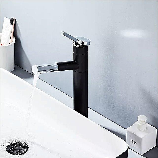 Frap 洗面器 の 蛇口 シングル ハンドル の ミキサー タップ デッキ は 浴室 の滝の 蛇口 シンク ホット & コールド ミキサー