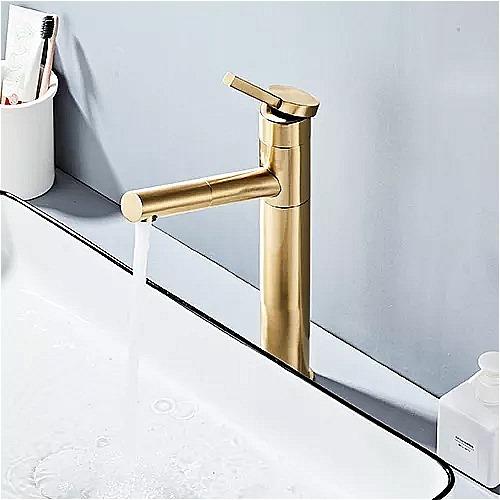 Frap 洗面器 の 蛇口 シングル ハンドル の ミキサー タップ デッキ は 浴室 の滝の 蛇口 シンク ホット & コールド ミキサー