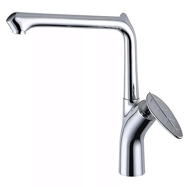 ミラー クローム キッチン 蛇口 ミキサー デュアル シンク 回転 水 タップ 葉 デザイン 蛇口 ハンドル フック 蛇口 ミラー クローム キッチン ミキサー デュアル シンク 回転 水 タップ 葉 デザイン ハンドル フック