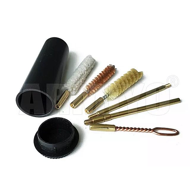 Armiyo。38Cal 357Cal 9ミリメートル ポータブルストレージ クリーニング キット ピストル バレル クリーナー ロッド ボ