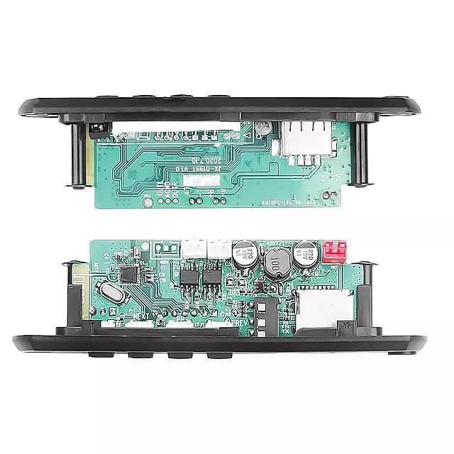 Kebidu カー mp3 プレーヤー デコーダ ボード ハンズフリー mp3 アンプ 6w 5v 12v Bluetooth 5.0 モ