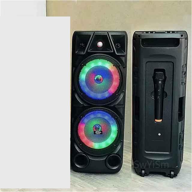 80W ハイパワー Bluetooth スピーカー ポータブル コラム ミュージック