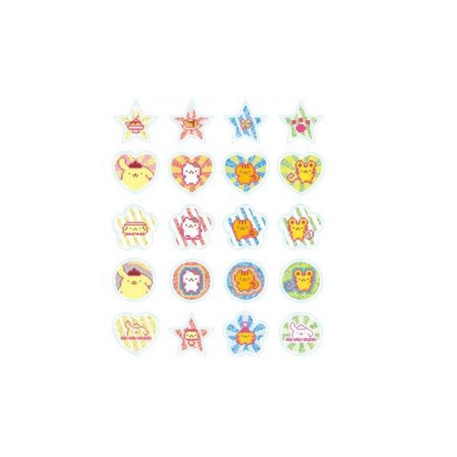 宅配便発送 おはじき きらきらシール ポムポムプリン 30周年 Aバー