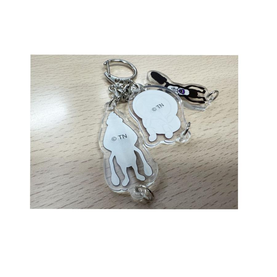 宅配便 こびとづかん 3連チャームキーホルダー 絵本キャラクター
