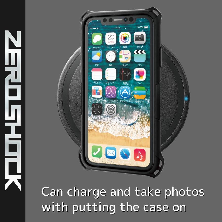 エレコム i Phone XR ケース 衝撃吸収 ZEROSHOCK スタンダード 衝撃吸収フィルム｜okul｜07