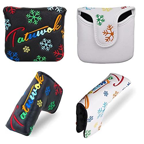 人気デザイナー マレット用 新デザイン パターカバー ゴルフヘッドカバー ピンタイプ 白 ピンタイプ カラフル雪片 マグネット開閉式 ヘッドカバー Tebingtinggiperangicovid19 Tebingtinggikota Go Id