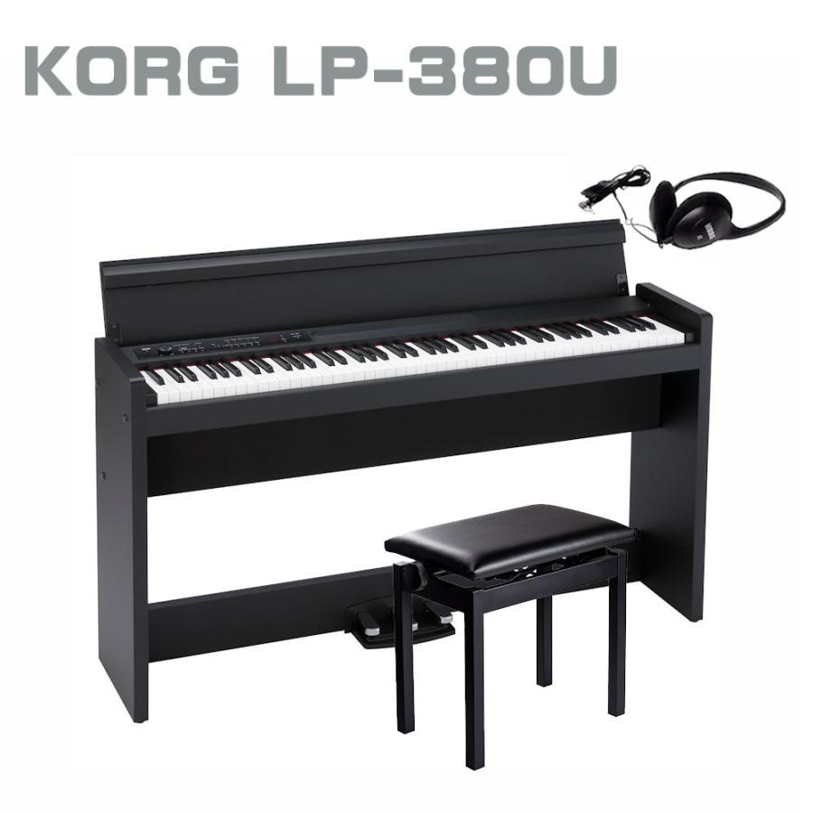 KORG 電子ピアノ LP-380BN 【無料配送可能】 鍵盤楽器
