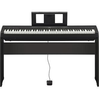 ヤマハ 電子ピアノ YAMAHA P-45 純正スタンド L-85 椅子 ヘッドホン付｜okumuragakki｜02