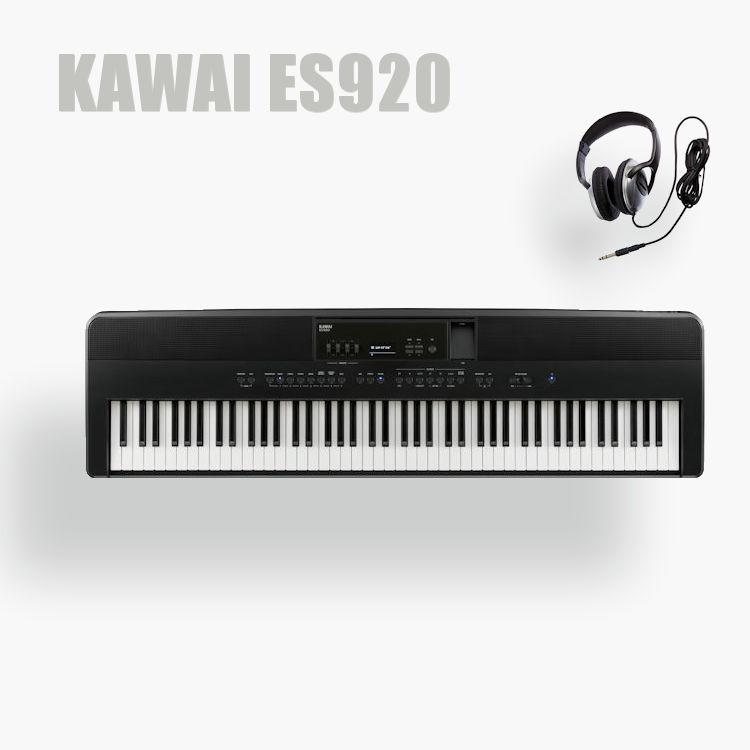 KAWAI ES920B カワイ電子ピアノ 88鍵盤 ヘッドホン付 :es920bk:楽器の総合デパート オクムラ楽器 通販  