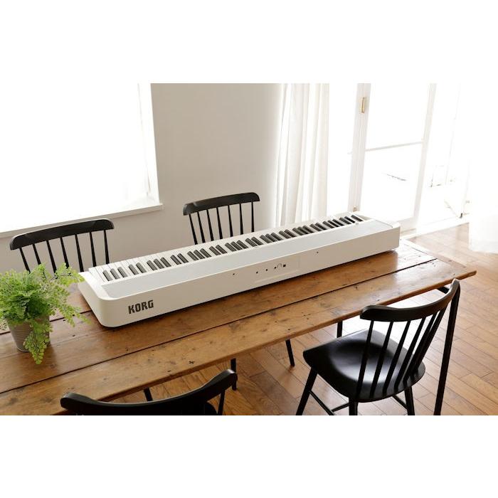 KORG B2 WH コルグ 電子ピアノ Xスタンド（W支柱） キーボード椅子