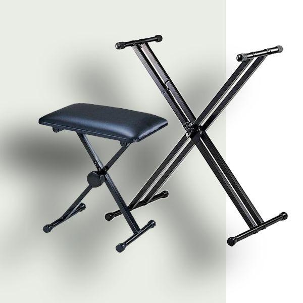 X型スタンド ＋ 折りたたみ椅子（選べるカラー）｜okumuragakki