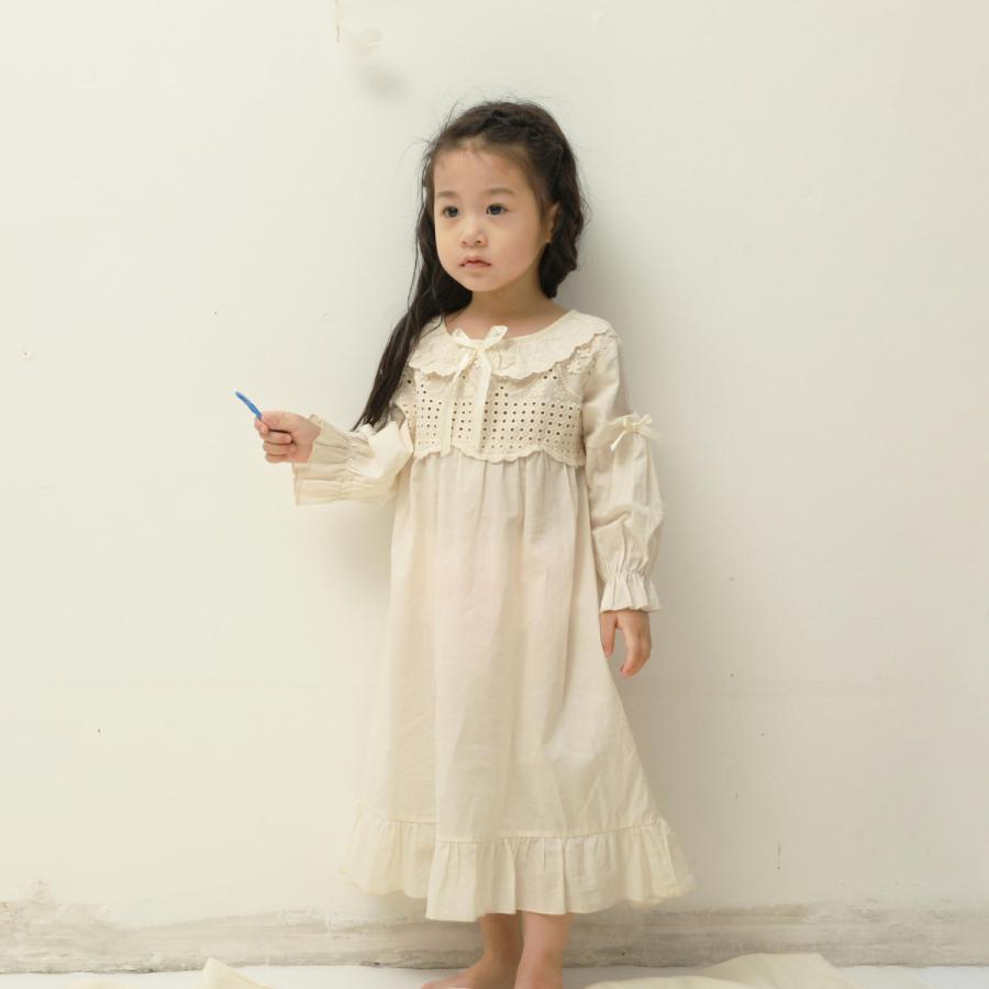 女の子パジャマ ワンピース キッズ ルームウェア 綿100 パジャマ 女児 長袖 春 夏 ルームワンピース 子供服 ナイトドレス 部屋着 寝間着 寝巻き 姫系 可愛い Baby 奥の細道 通販 Yahoo ショッピング