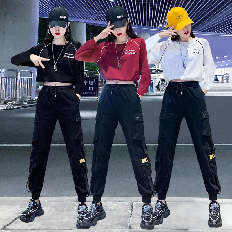 ヒップホップ 衣装 韓国 ジャズ ダンス セットアップ レディース 運動風 スポーツウェア パンツ 長袖 へそ出し トレーナー おしゃれ レッスン着 練習服 舞台用 Dance 奥の細道 通販 Yahoo ショッピング
