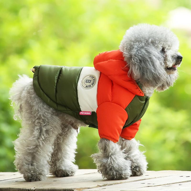 犬服 冬服 フード付きダウン風ジャケット ジャケット コート おしゃれ かわいい 小型犬 保温 防寒 やわらか あったか 犬用 犬の服 犬 服 ペット服 ドッグウェア Pet 奥の細道 通販 Yahoo ショッピング