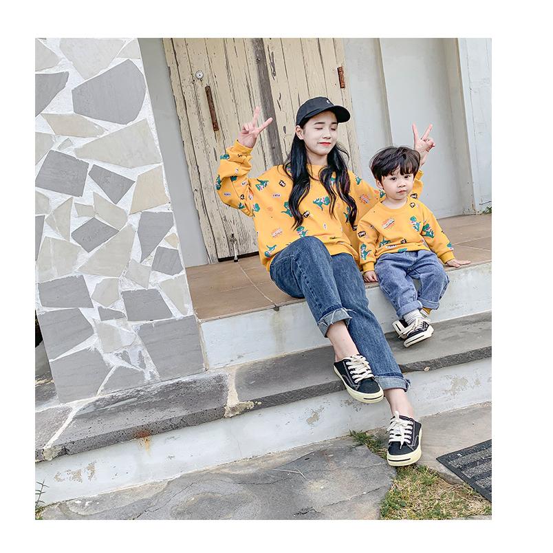 親子ペアルック ベビー 親子 トレーナー 長袖 家族服 親子服 ペアルック お揃い トップス 春秋 子供服 カップル お兄弟 姉妹 親子お揃いコーデ 赤ちゃん 可愛い Qz 奥の細道 通販 Yahoo ショッピング