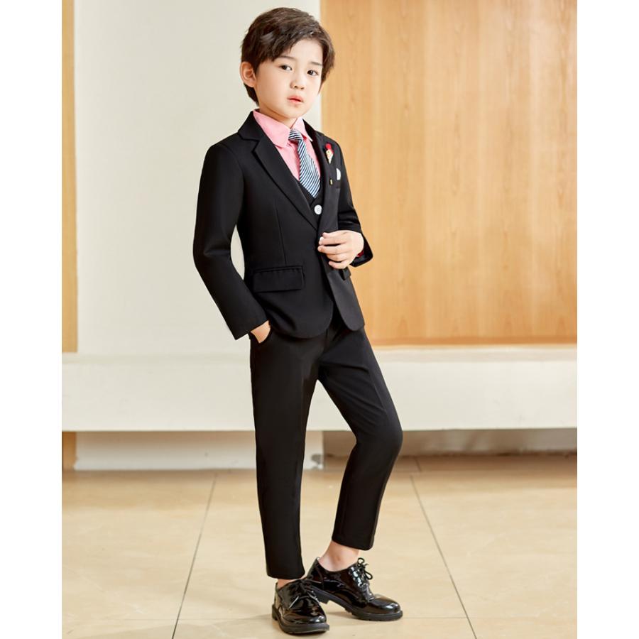 入学式 スーツ 男の子 卒業式 スーツセット ボーイズ 6点セット 結婚式  