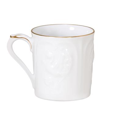 大倉陶園 / マグカップ/WHT 大倉陶園 【大倉陶園直営店】＜直営店限定＞ 初窯レリーフ マグ 日本製