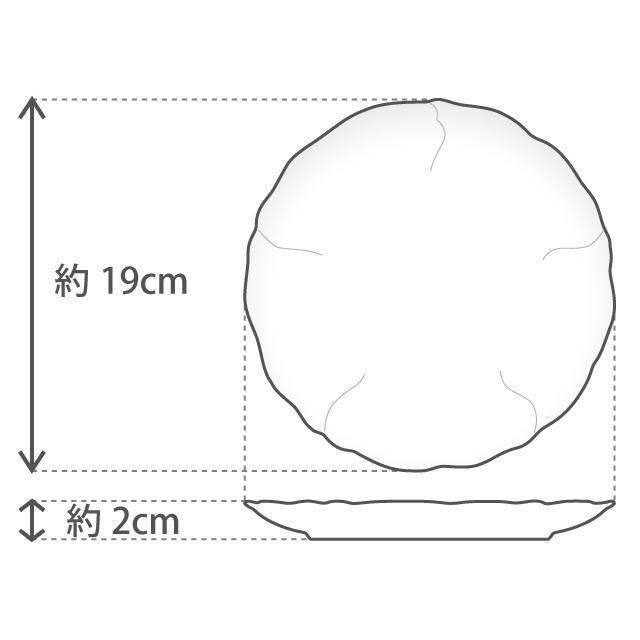 【大倉陶園直営店】 ＜直営店限定＞バラの実 19cmケーキ皿ペアセット 日本製の画像