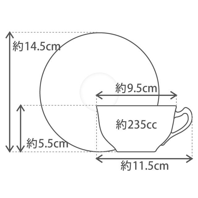 【大倉陶園直営店】　色蒔き（ライトグリーン）　カップ＆ソーサー　日本製｜okuratouen｜04