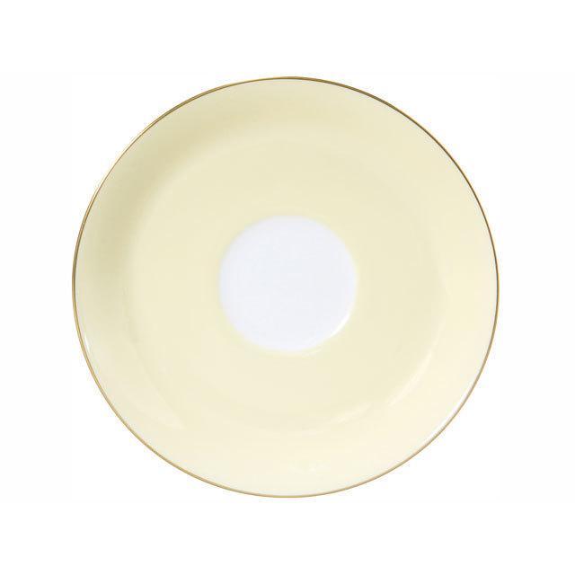 大倉陶園 【大倉陶園直営店】 色蒔き（クリーム） カップ＆ソーサー