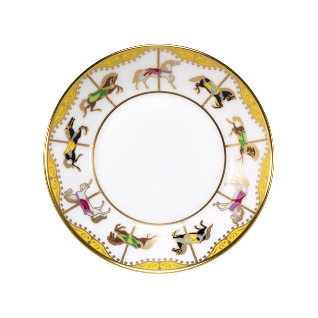 大倉陶園 【大倉陶園直営店】 うまくゆく 回転木馬 10cmミニディッシュ