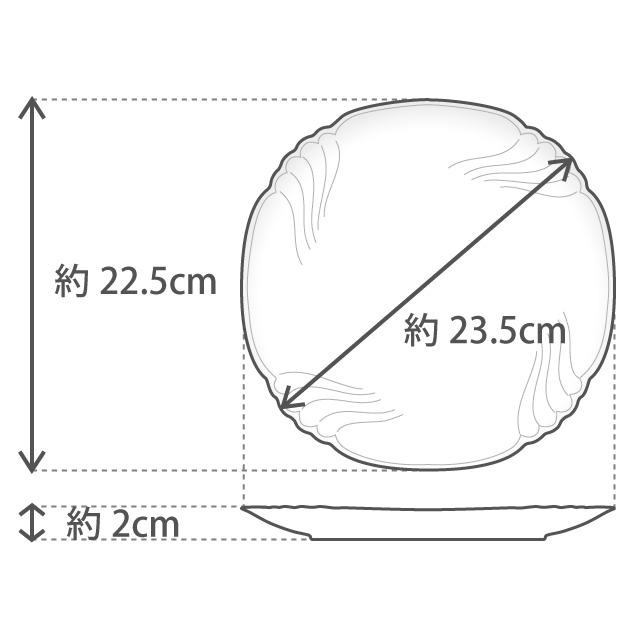 【大倉陶園直営店】 ブルーローズジャネット 23cmプレートペア 日本製の画像