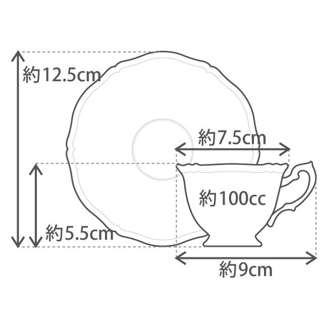 新品　大倉陶園　白磁デミタスカップ&ソーサー箱つき（ゴールドライン） Yahoo!オークション -「大倉陶園 デミタスカップ」の落札相場