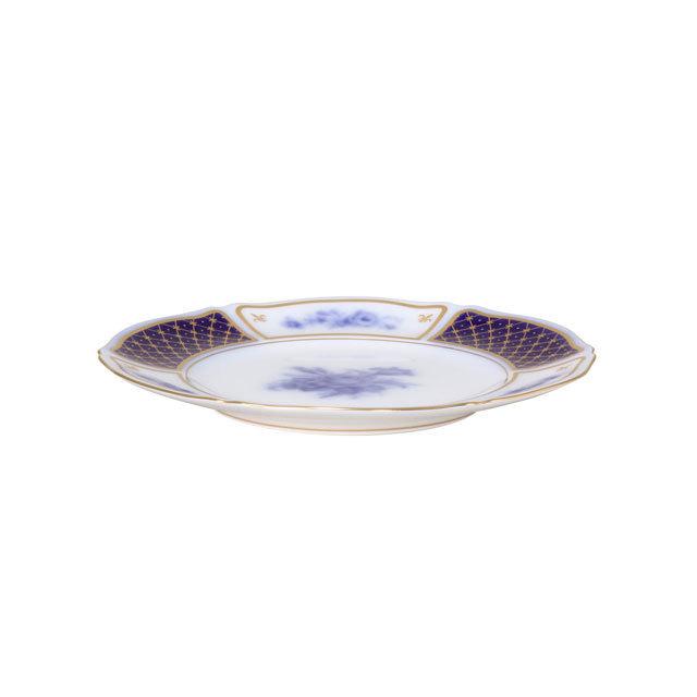 【大倉陶園直営店】 The Okura  ブルーインペリアル 16cmパン皿  日本製の画像