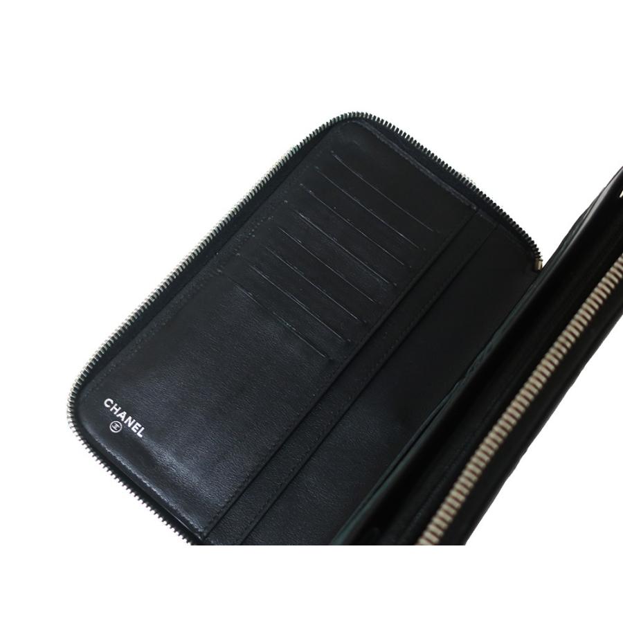 シャネル マトラッセ パテントレザー 長財布 A48982の画像