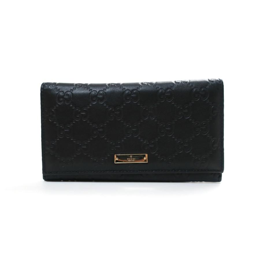 （SK様）GUCCI グッチ 長財布 シマレザー ブラック グッチシマ グッチ 長財布 244946 : オオクラヤ - 通販 - Yahoo