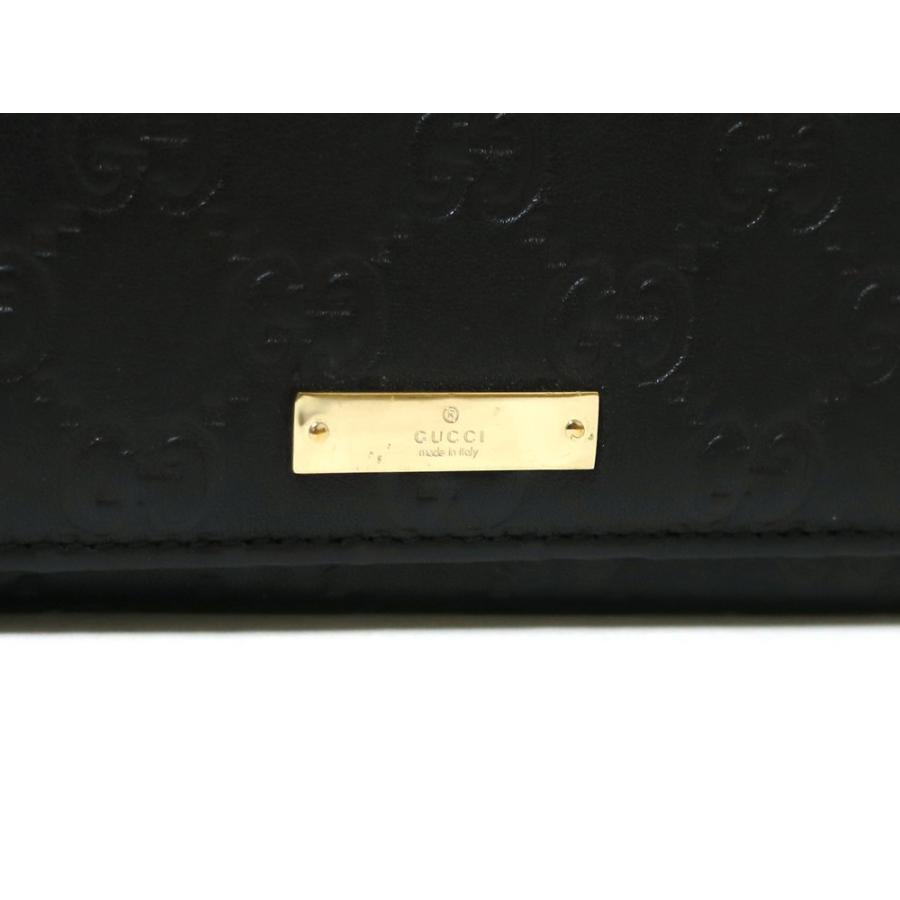 【美品】グッチ シマ 二つ折り 長財布 244946 ブラック グッチシマ グッチ 長財布 244946 : オオクラヤ - 通販 - Yahoo