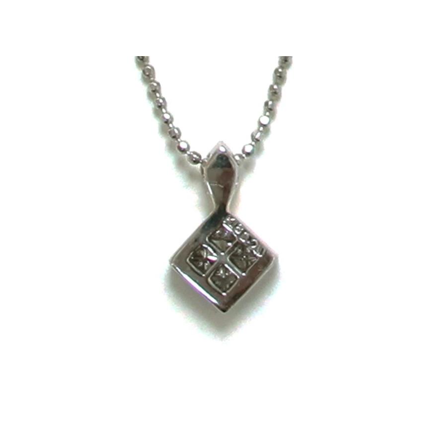 ジュエリー ホワイトゴールド ダイヤモンド ネックレス ダイヤ0.20ct_3