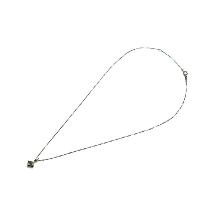 ジュエリー ホワイトゴールド ダイヤモンド ネックレス ダイヤ0.20ct_4