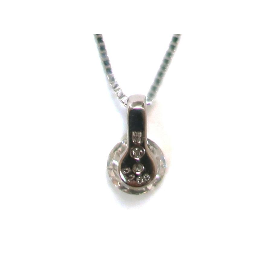 ジュエリー ホワイトゴールド ダイヤモンド ネックレス ダイヤ0.268ct 