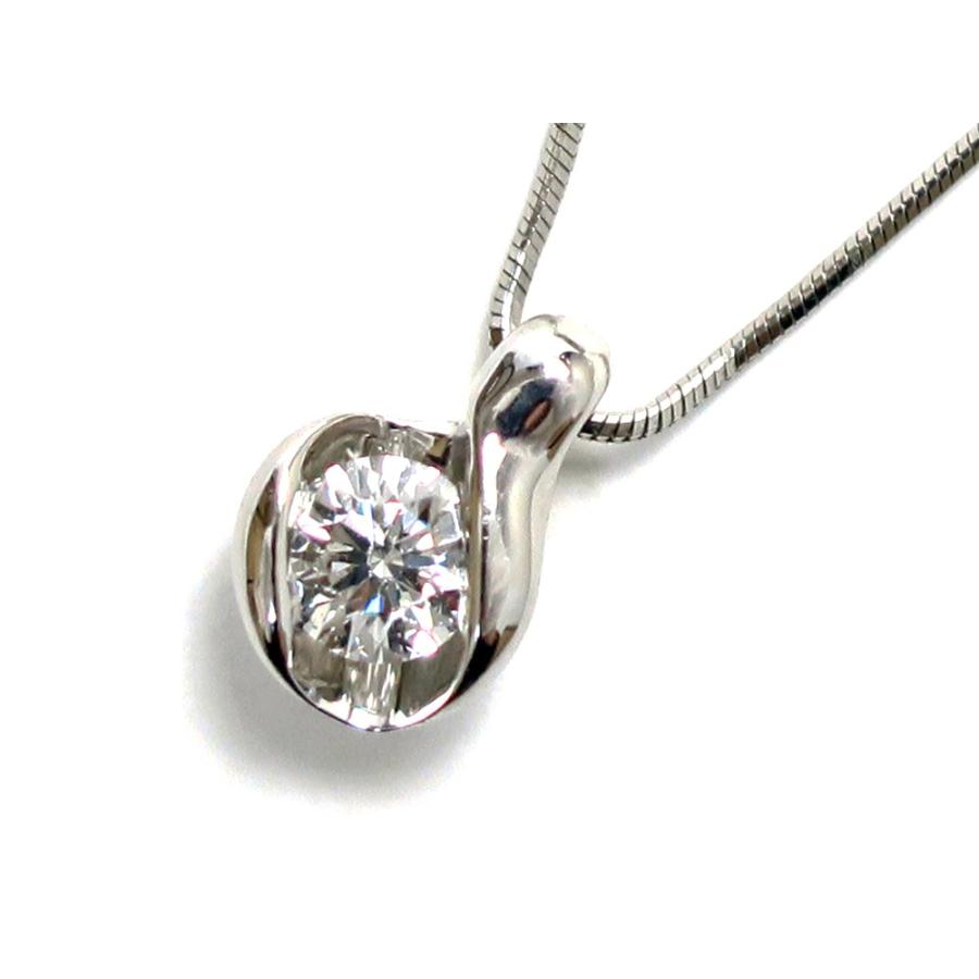 ジュエリー プラチナ ダイヤモンド ネックレス ダイヤ0.314ct 